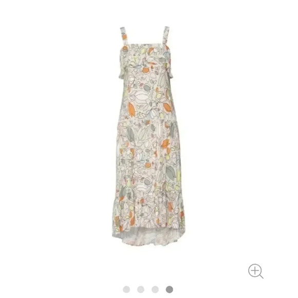 Slate & Willow Floral Peasant Maxi Dress Sleeveless Straps Square neckline 6 RTR - Picture 4 of 12